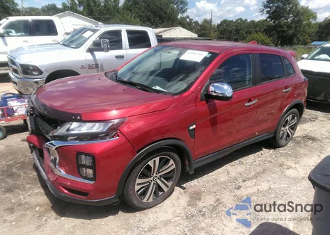 2020 Mitsubishi Outlander Sport 2.0 Be из США, поврежденный, VIN JA4AP3AU6LU013832
